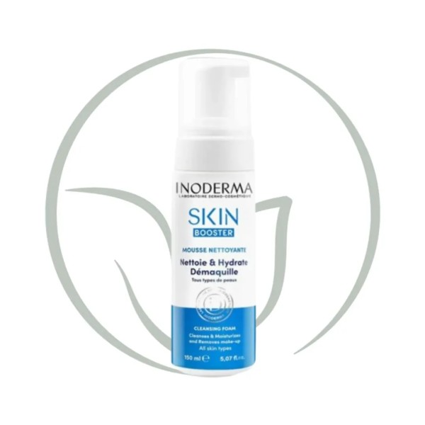 INODERMA MOUSSE NETTOYANTE SKIN BOOSTER 150ML
