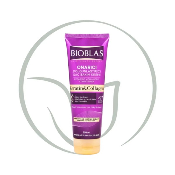 BIOBLAS APRES SHAMPOING AU COLLAGENE ET A LA KERATINE ANTI CHUTE 250ML