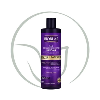 BIOBLAS SHAMPIONG BIOTINE ET CAFEINE 400ML