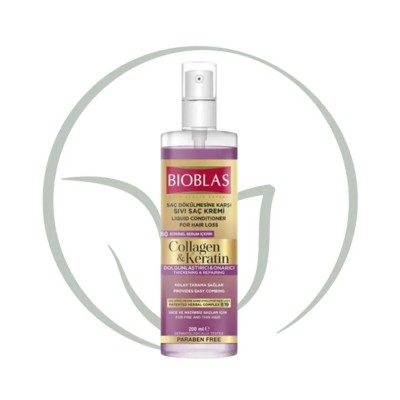 BIOBLAS APRES SHAMPOING LIQUIDE AU COLLAGENE ET A LA KERATINE 200ML