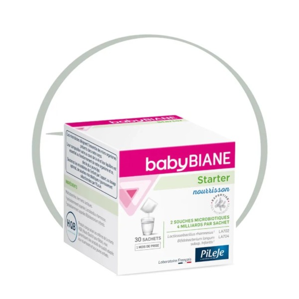 PILEJE LACTIBIANE BABYBIANE STARTER 30 SACHETS