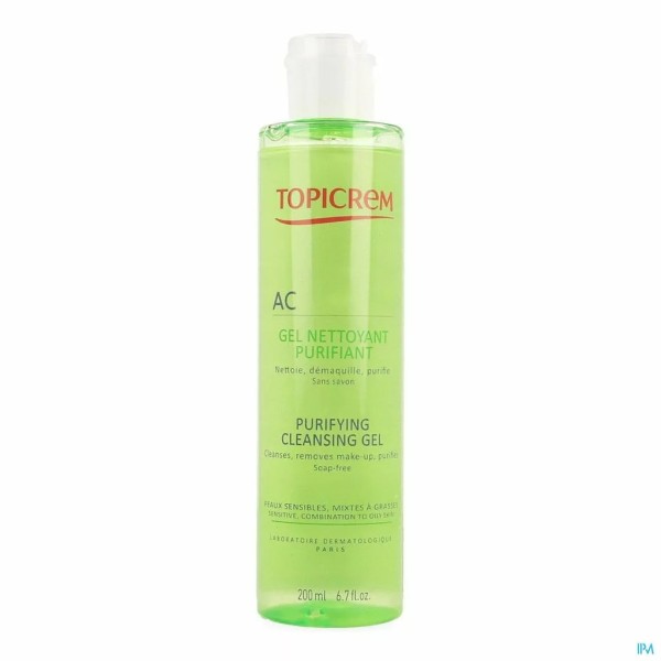 TOPICREM AC GEL NETTOYANT PURIFIANT 200ML