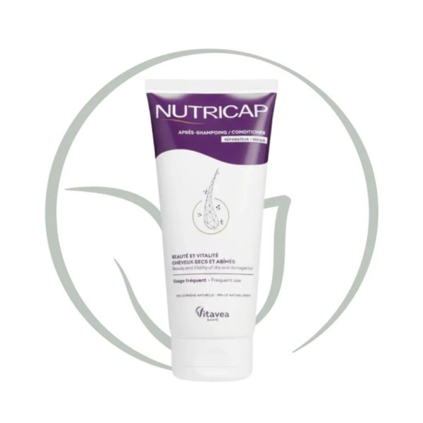 VITAVEA NUTRICAP APRES SHAMPOING REPARATEUR CHEVEUX SECS ABIMES 200ML