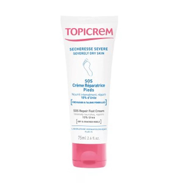 TOPICREM SOS CREME REPARATRICE PIEDS 75ML