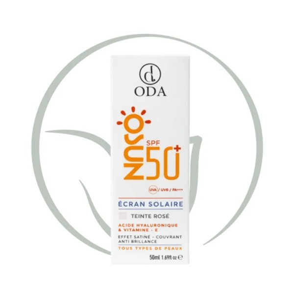 ODA ECRAN SOLAIRE TEINTE ROSE SPF50+ 50ML