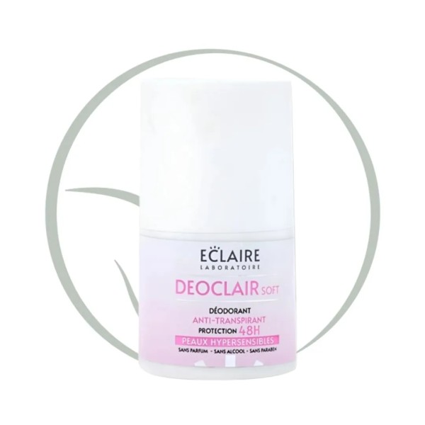 ECLAIRE DEO CLAIR ANTI TRANSPIRANT SOFT PEAUX SENSIBLES 50ML