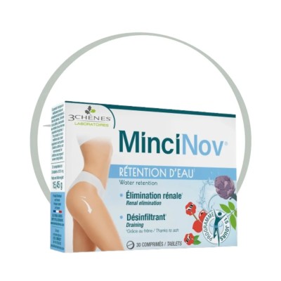 3 CHENES MINCINOV RETENTION D’EAU 30 COMPRIMES