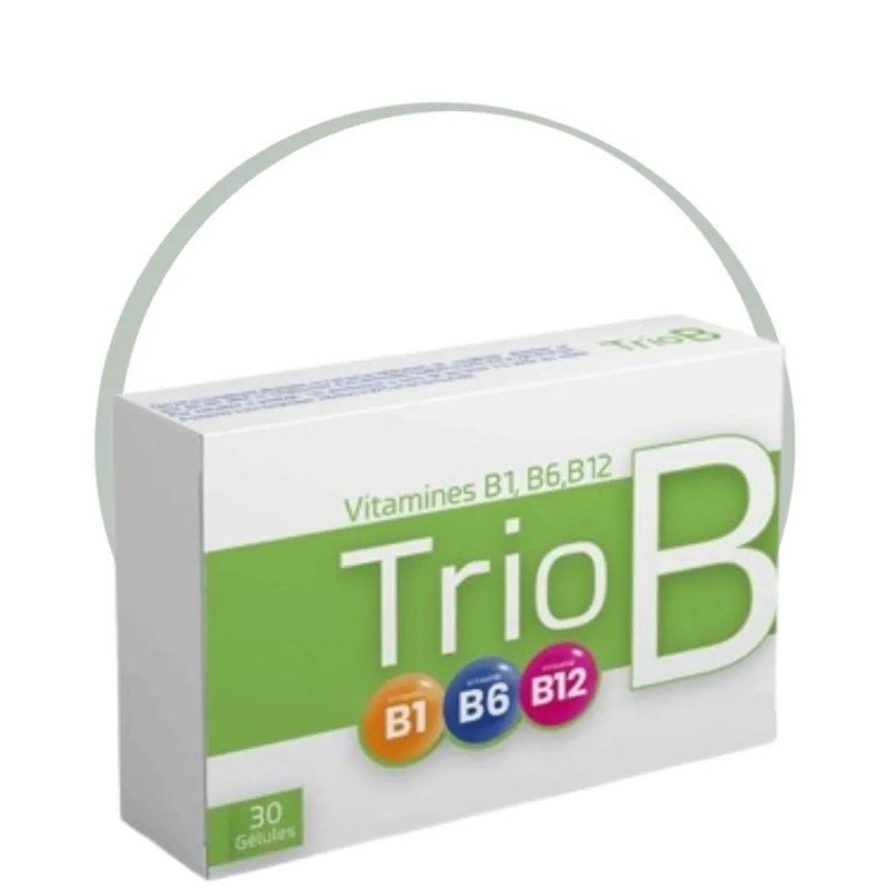 XEN TRIO B VITAMINES B1 B6 B12 30 GELULES
