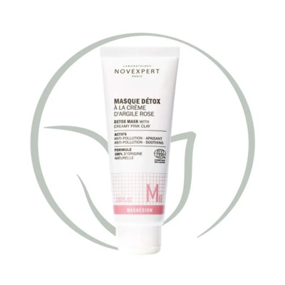 NOVEXPERT MASQUE DETOX A LA CREME D'ARGILE ROSE 75ML
