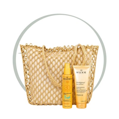 NUXE BRUME SOLAIRE FRAICHE SPF30 + LAIT DE CORPS SUBLIMATEUR ET SAC DE PLAGE OFFERTS