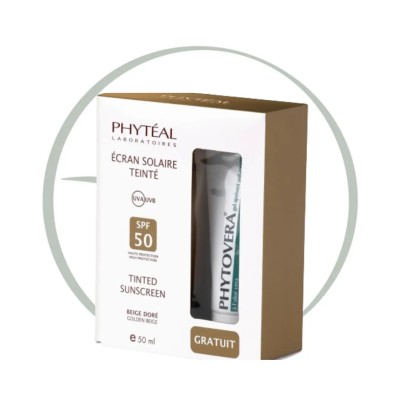 PHYTEAL ECRAN SOLAIRE TEINTE BEIGE DORE SPF 50 UVA 50ML