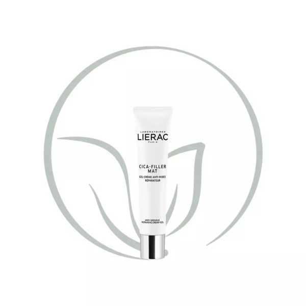 LIERAC CICA-FILLER MAT GEL-CRÈME ANTI-RIDES RÉPARATEUR
