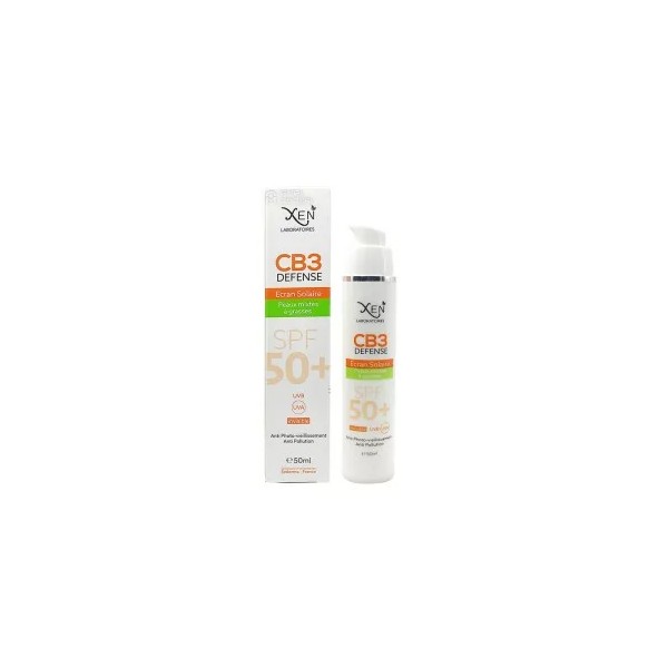 XEN CB3 DEFENCE ECRAN SOLAIRE PEAU GRASSE 50ML