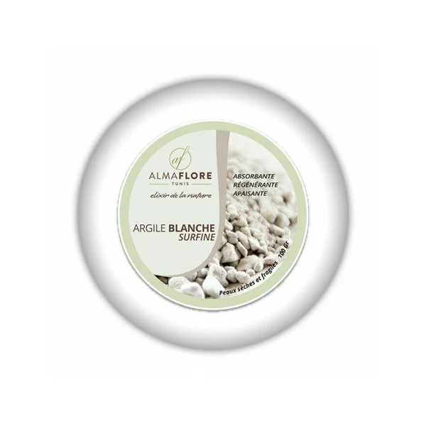 ALMAFLORE ARGILE BLANCHE 100G