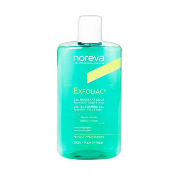 NOREVA EXFOLIAC GEL MOUSSANT 250ML