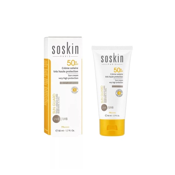 SOSKIN CREME SOLAIRE TRES HAUTE PROTECTION FLUIDE SPF 50+
