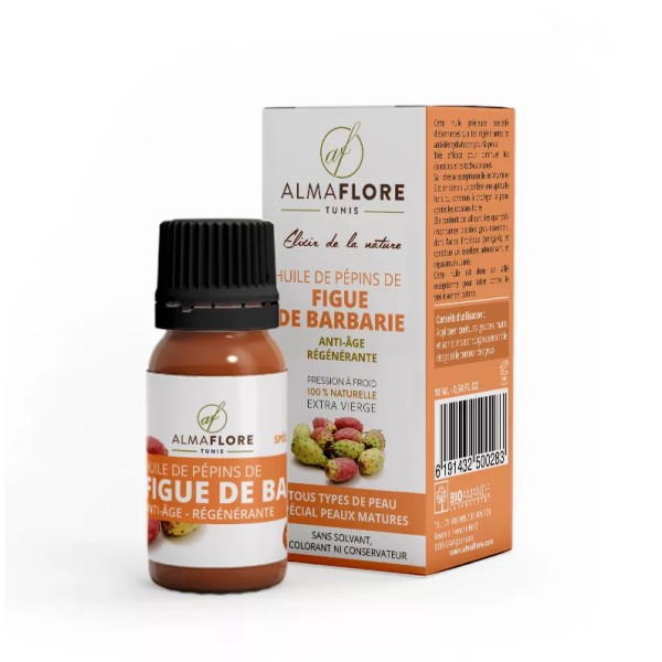 ALMAFLORE HUILE DE PÉPIN DE FIGUE DE BARBARIE 10ML