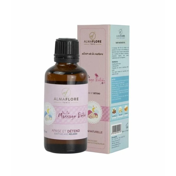 ALMAFLORE HUILE DE MASSAGE BEBE 125 ML