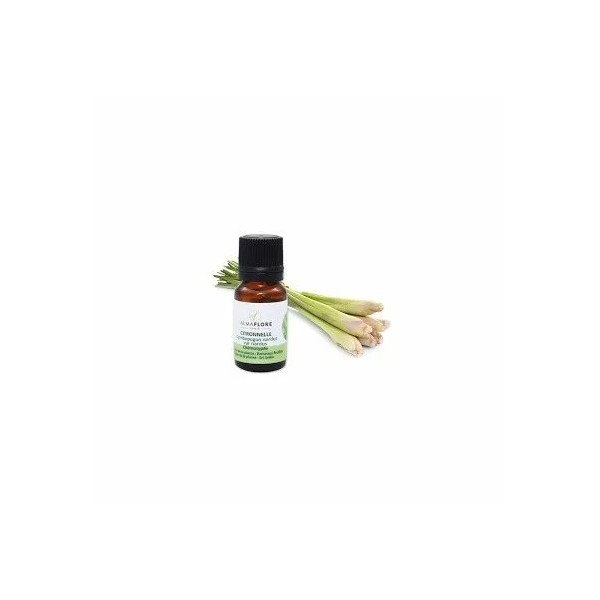 ALMAFLORE HUILE ESSENTIELLE DE CITRONNELLE 10ML