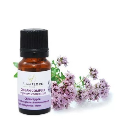 ALMAFLORE HUILE ESSENTIELLE DE ORIGAN COMPLET 10 ML
