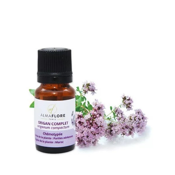 ALMAFLORE HUILE ESSENTIELLE DE ORIGAN COMPLET 10 ML