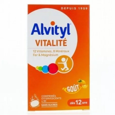 ALVITYL MULTIVITAMINE EFFERV SANS SUCRE B/30