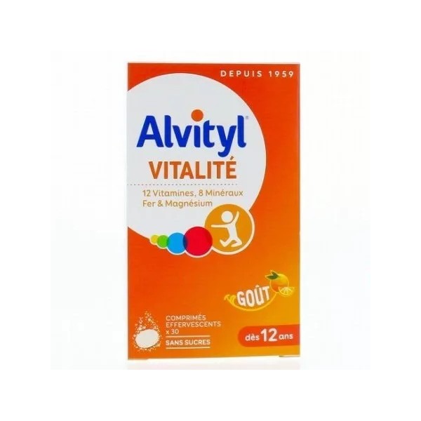 ALVITYL MULTIVITAMINE EFFERV SANS SUCRE B/30