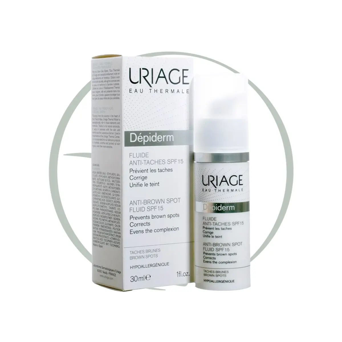 URIAGE DEPIDERM – FLUIDE ANTI-TACHES SPF15