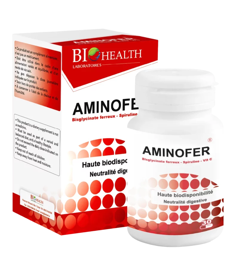 BIOHEALTH AMINOFER 30 GELULES