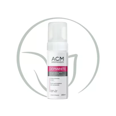 acm depiwhite mousse nettoyante eclaircissante 200ml