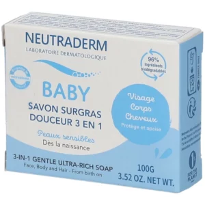 NEUTRADERM BABY SAVON SURGRAS DOUCEUR 3EN1 100GR