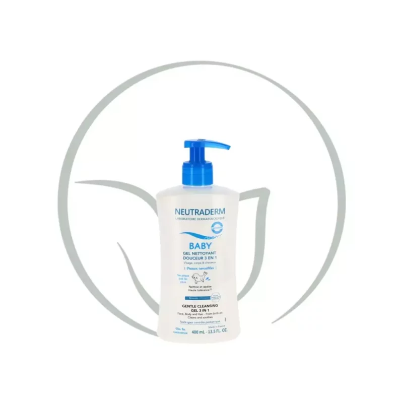 neutraderm baby gel nettoyant douceur 3 en 1 400ml