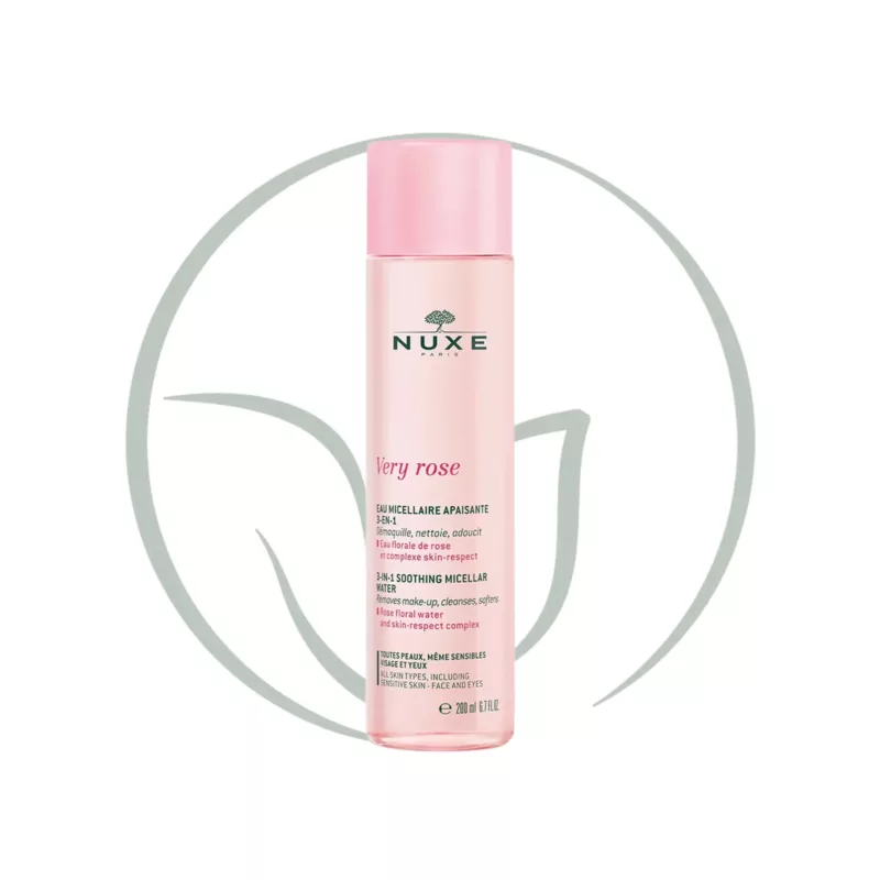 NUXE VERY ROSE EAU MICELLAIRE APAISANTE 3EN1 200ML