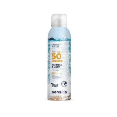 sensilis body spray invisible and light spf 50 + 200 ml