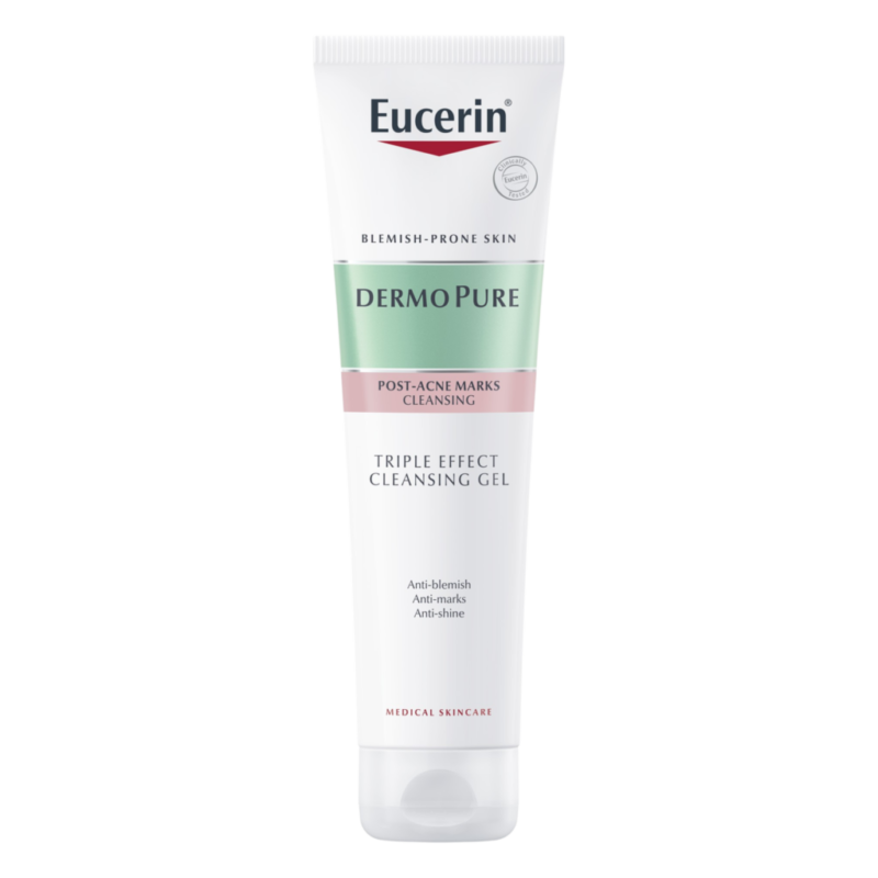 eucerin dermopure gel nettoyant triple action 150ml