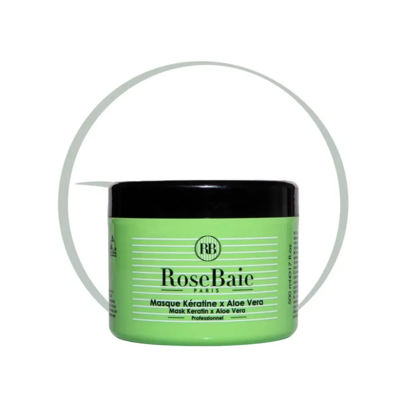 rosebaie masque aloe vera x kératine 500ml