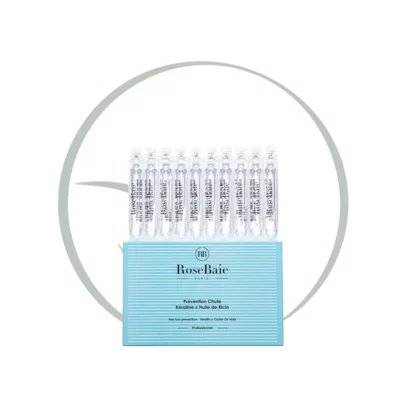 rosebaie prevention chute kératine x huile de ricin 10 ampoules