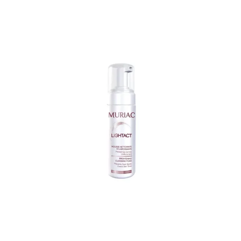 muriac lightact mousse nettoyante eclaircissante 150ml