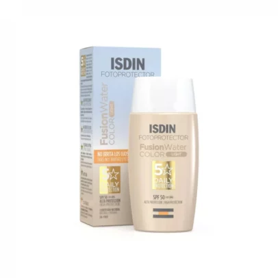 isdin Écran solaire fusion water teinte light spf50+ 50ml