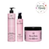 pack cheveux gras rose baie