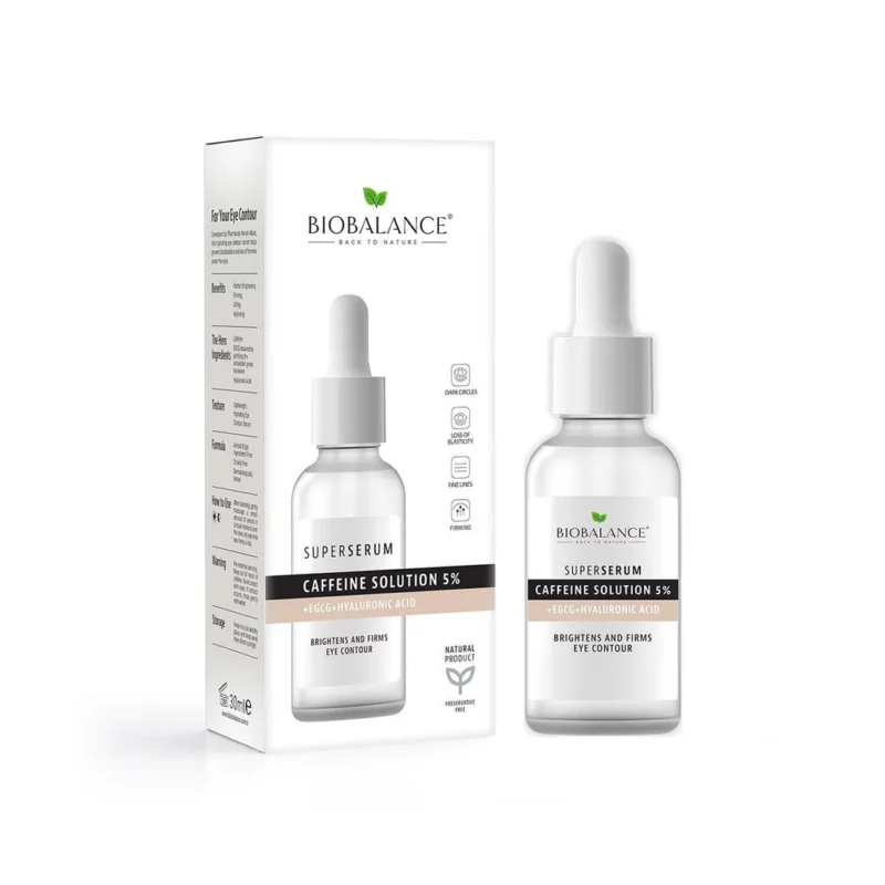 biobalance super serum caffeine contour des yeux 30ml