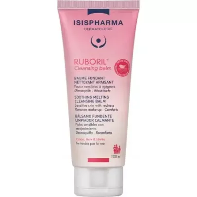 isispharma ruboril baume fondant nettoyant apaisant 100ml