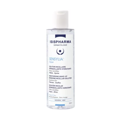 isispharma solution micellaire sensylia aqua peaux sensibles 250ml