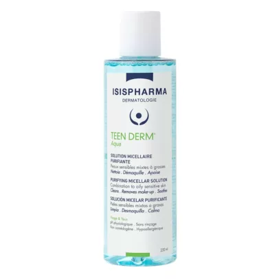 isispharma teen derm aqua solution micellaire 250ml