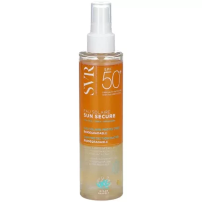 svr sun secure eau solaire protectrice spf50+ 200ml