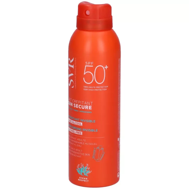 svr sun secure lait crepitant spf50+ 200ml